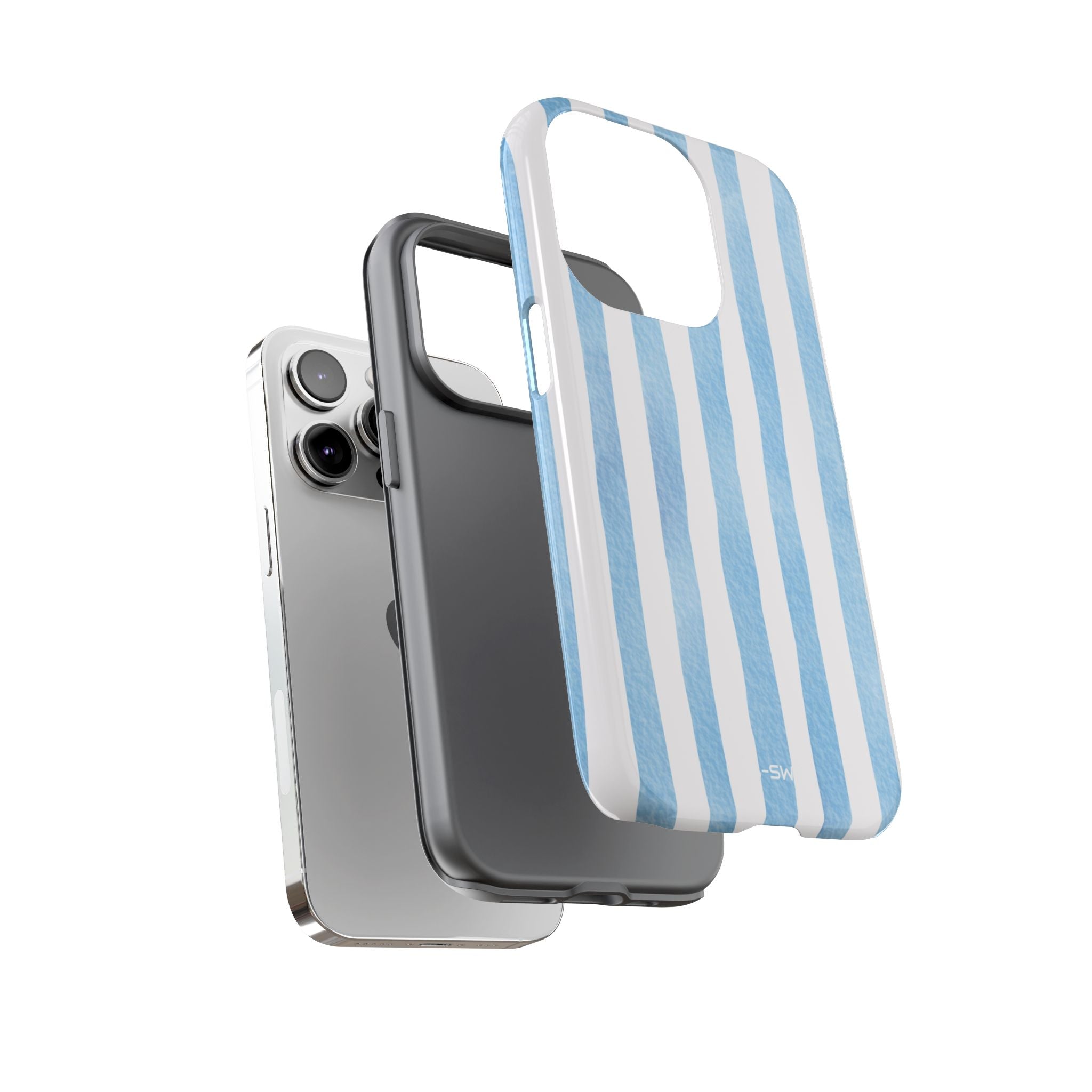 Soft Blue Watercolors - iPhone Case
