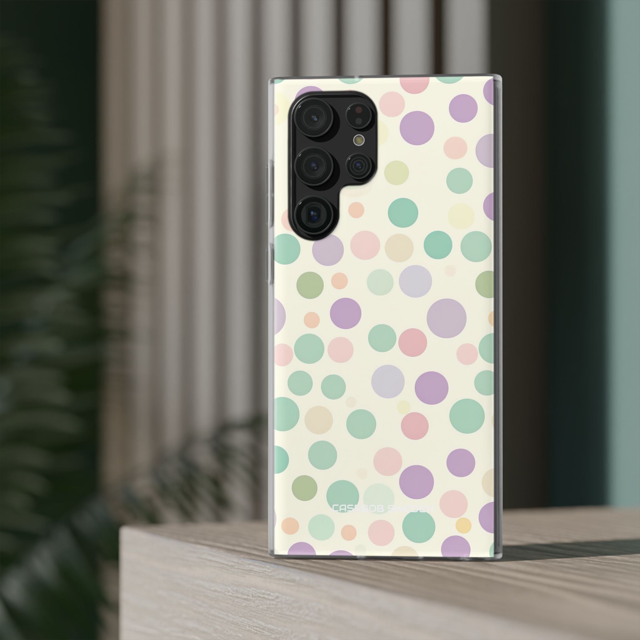 Playful Pastel Polka Dots - Flexi Samsung S22 Phone Case