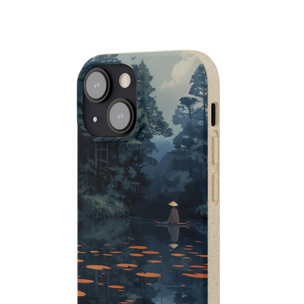 Tranquil Lotus Serenity | Biodegradable Phone Case