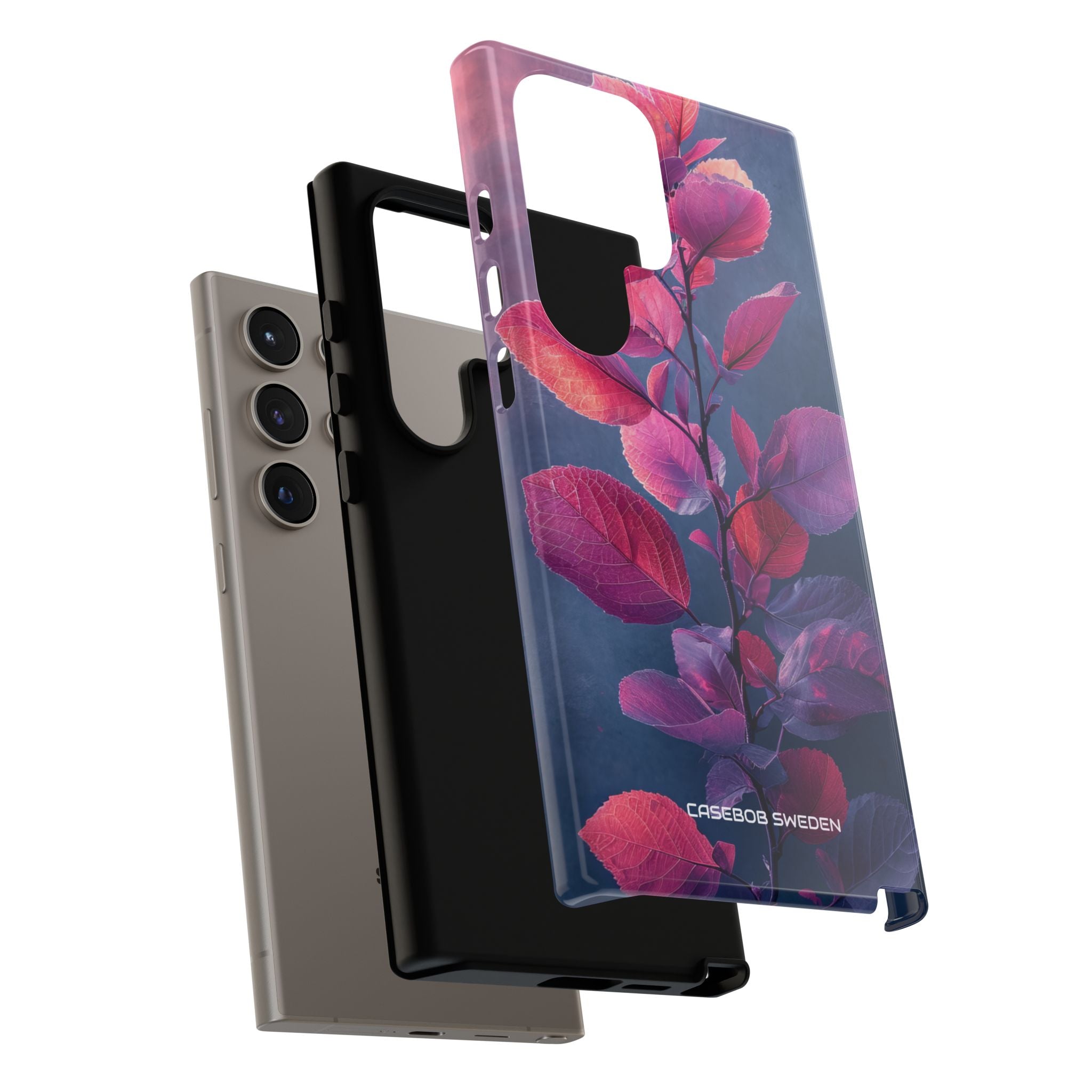 Pink Blue Nature - Tough Samsung S24 Phone Case