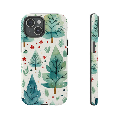 Joyful Evergreen Dance - iPhone Case