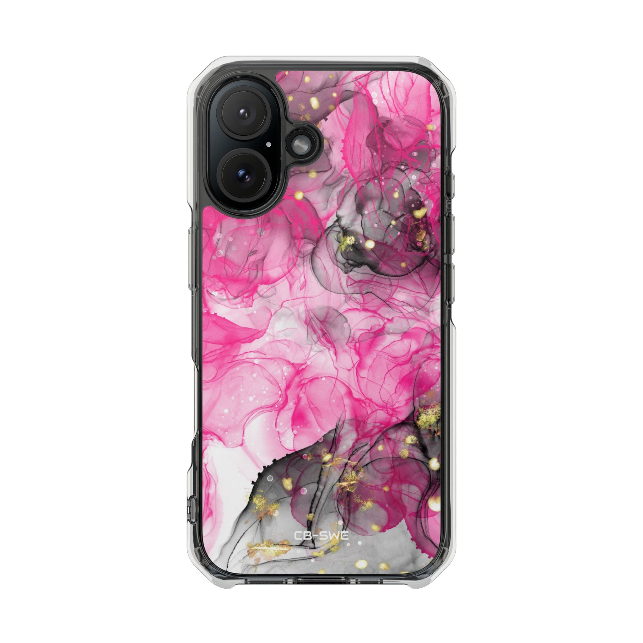 Vibrant Pink Swirls iPhone Case - Impact
