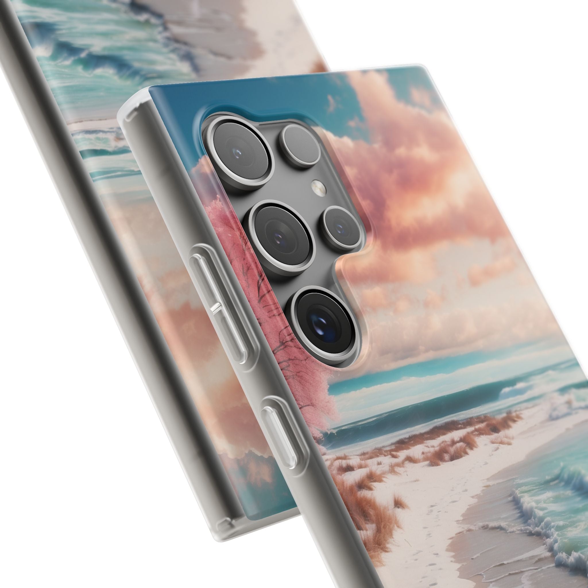 Pink Tree Breeze Samsung S24 Ultra Case - Soft