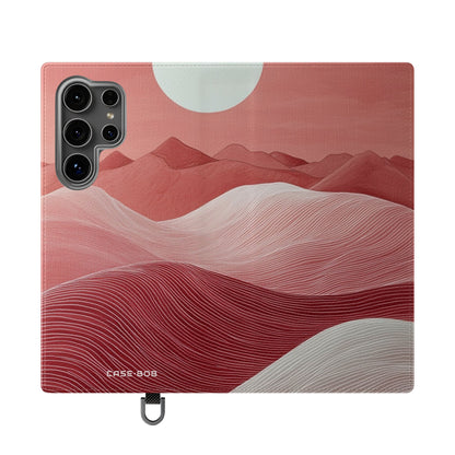 White Orb Dunes - Samsung S24 Ultra Case - Wallet