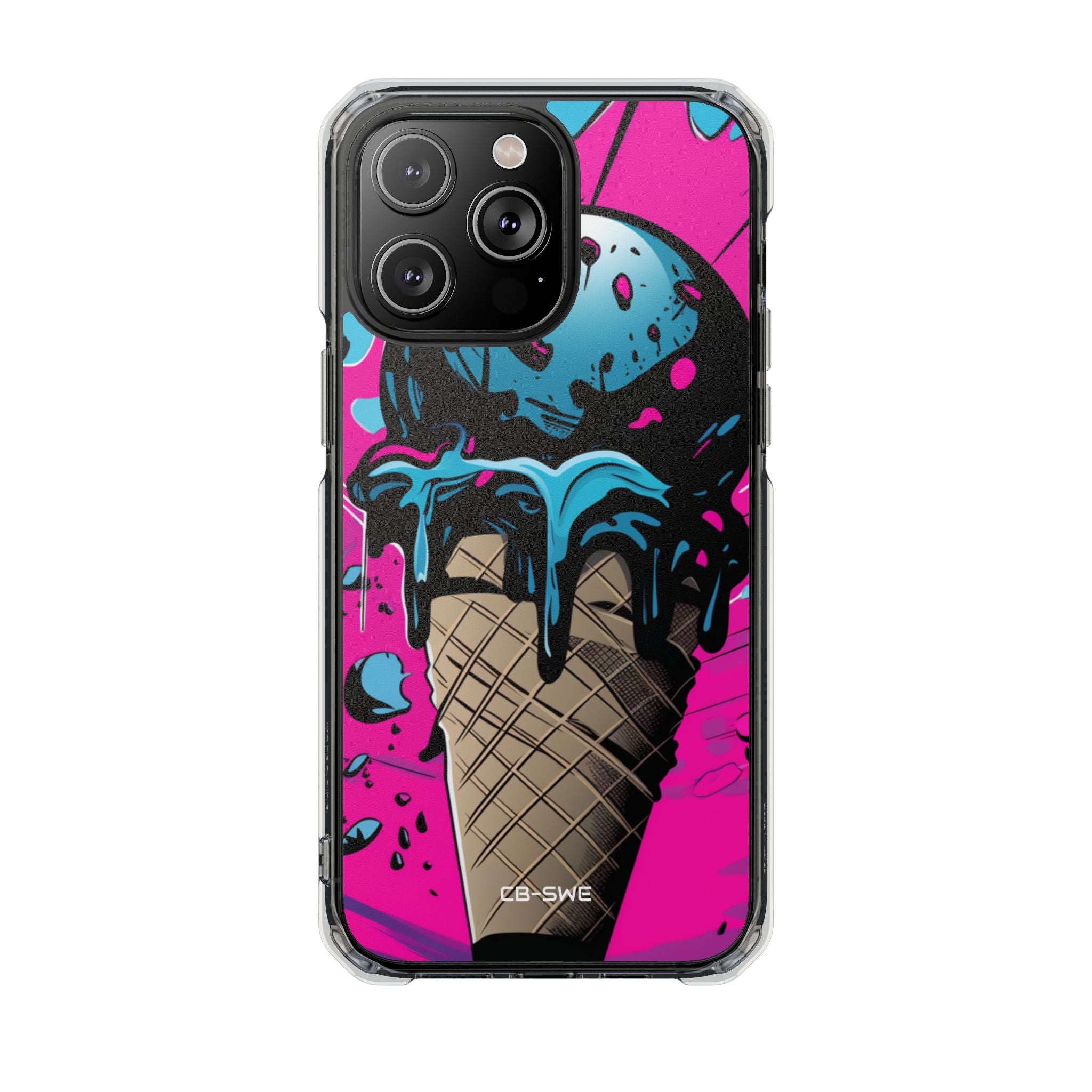 Vibrant Ice Cream Splash iPhone Case - Impact