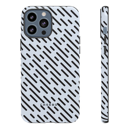 Monochrome Dash - Protective Phone Case