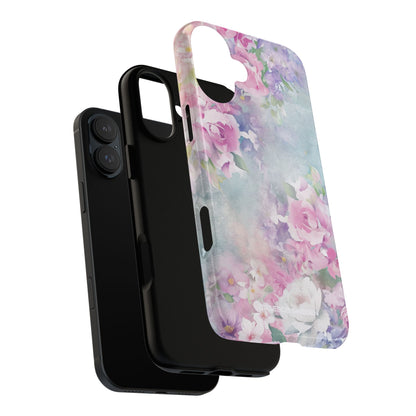 Dreamy Floral Watercolor - Tough iPhone 16 Phone Case