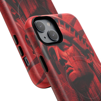 Zen Red Liberty Vision iPhone 14 | Tough+ Phone Case