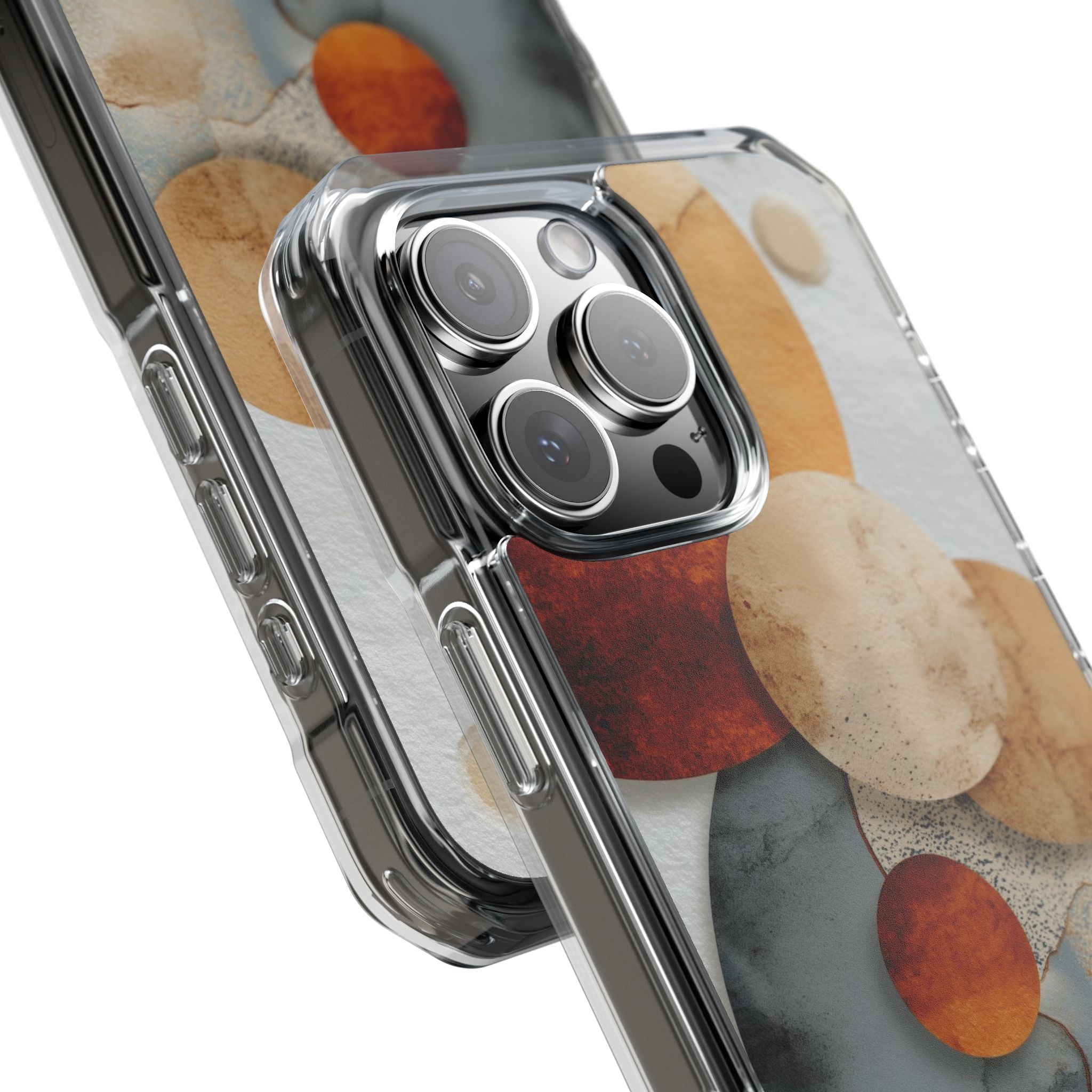 Circles Embrace Warmth iPhone Case - Impact