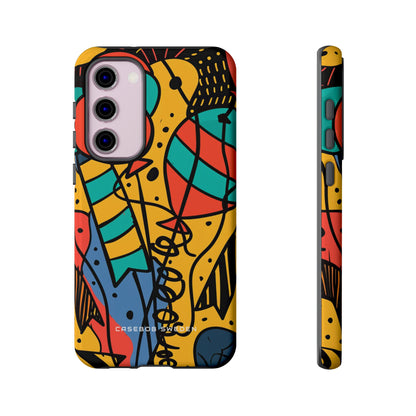 Playful Lines in Motion Samsung S23 - Tough Phone Case