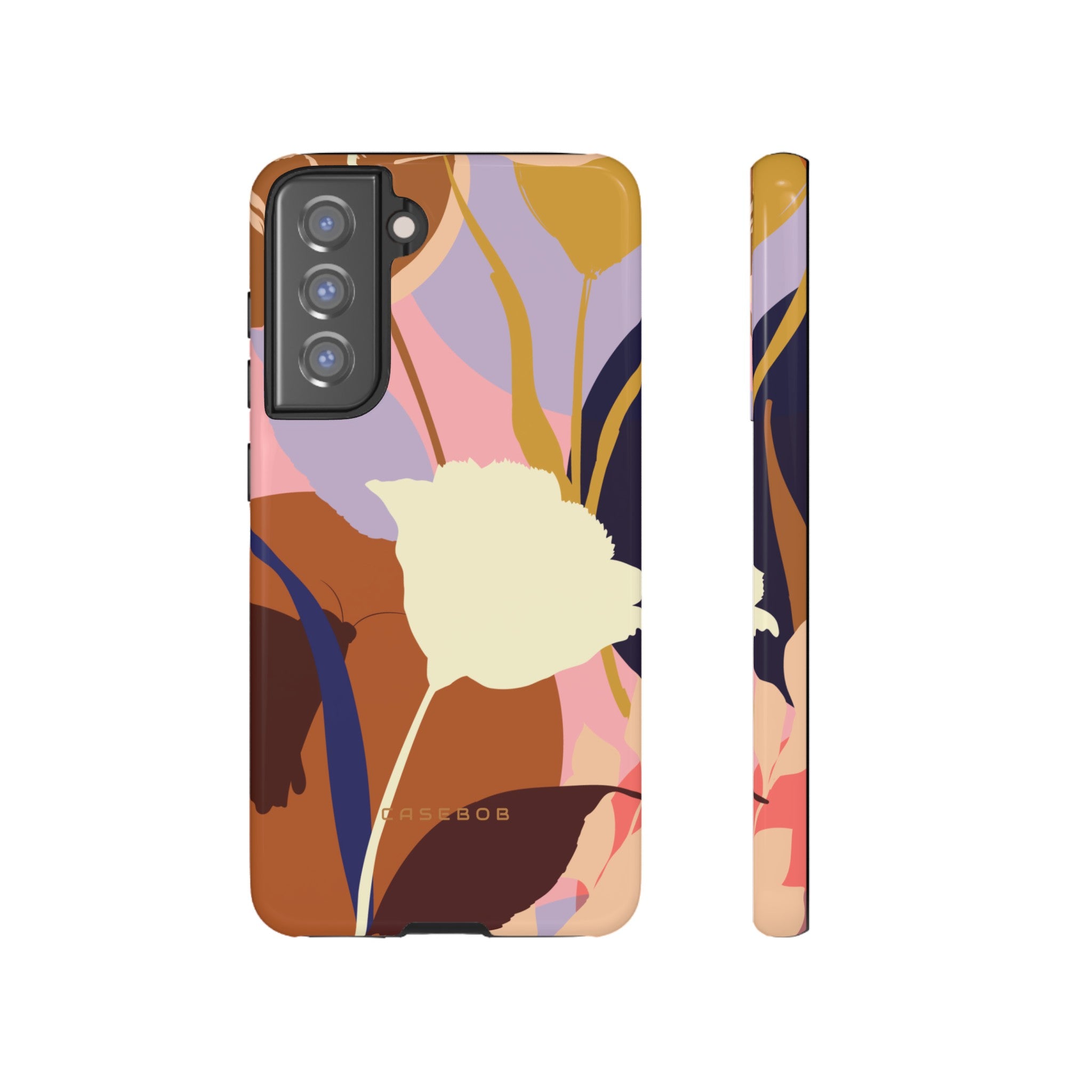 Summer Flower Silhouette iPhone case - Protective Phone Case