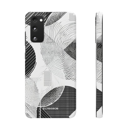 Monochrome Dynamics | Slim Phone Case for Samsung