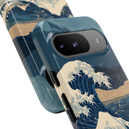 Cresting Blue Wave Google Pixel 9 Case - Tough