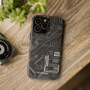 Circuitry Elegance: Futuristic Precision - for iPhone 16