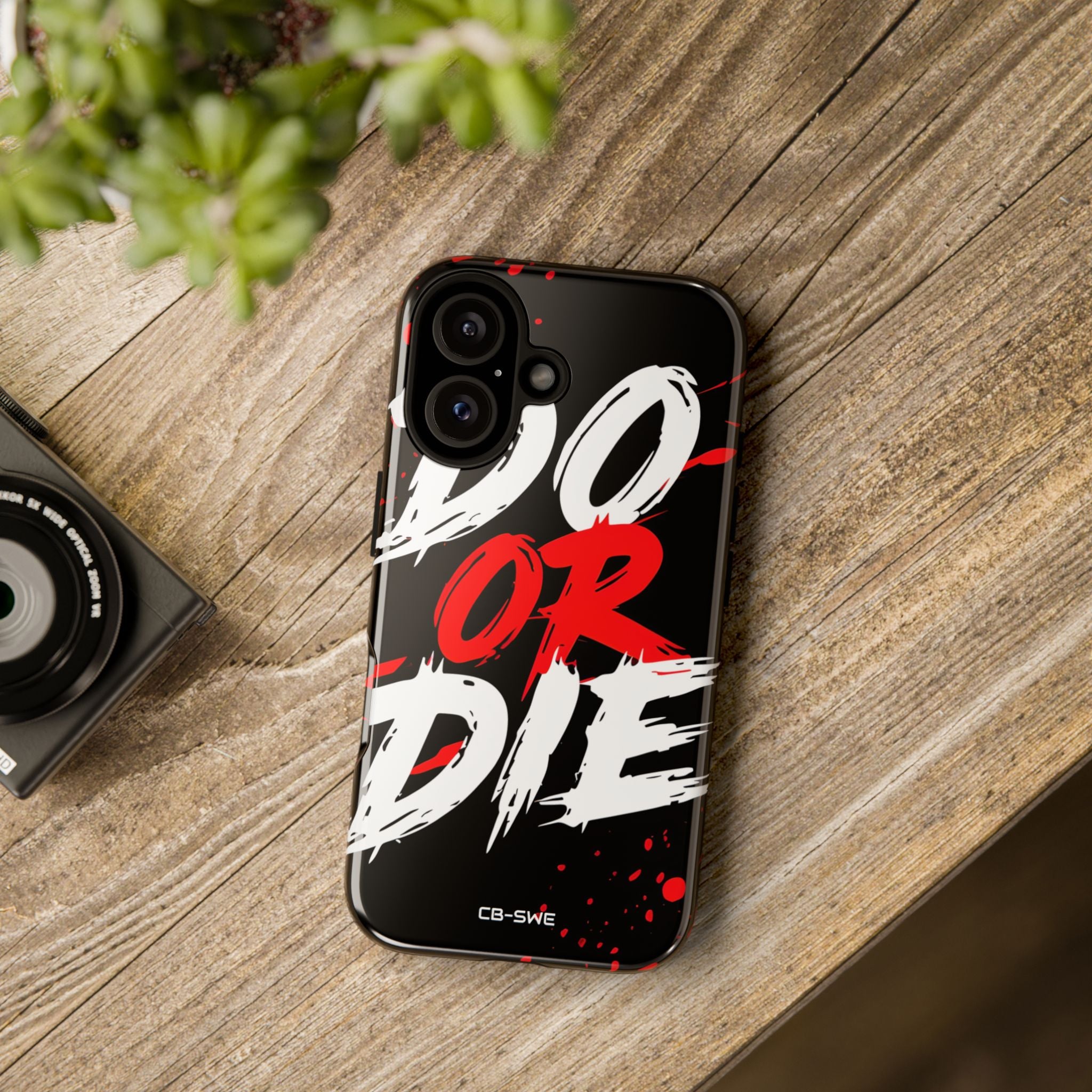 Intense Typography Contrast - iPhone Case