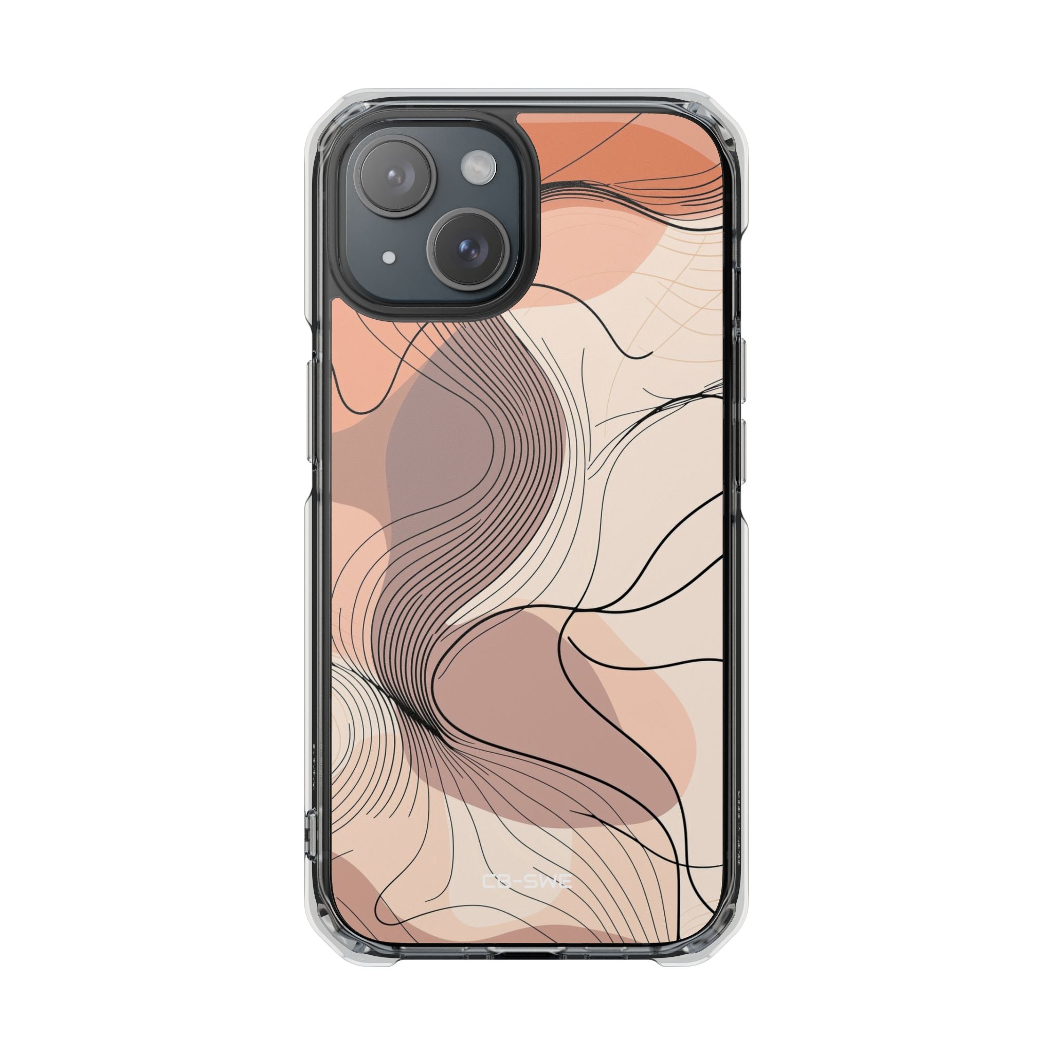 Gentle Waves Flow iPhone Case - Impact