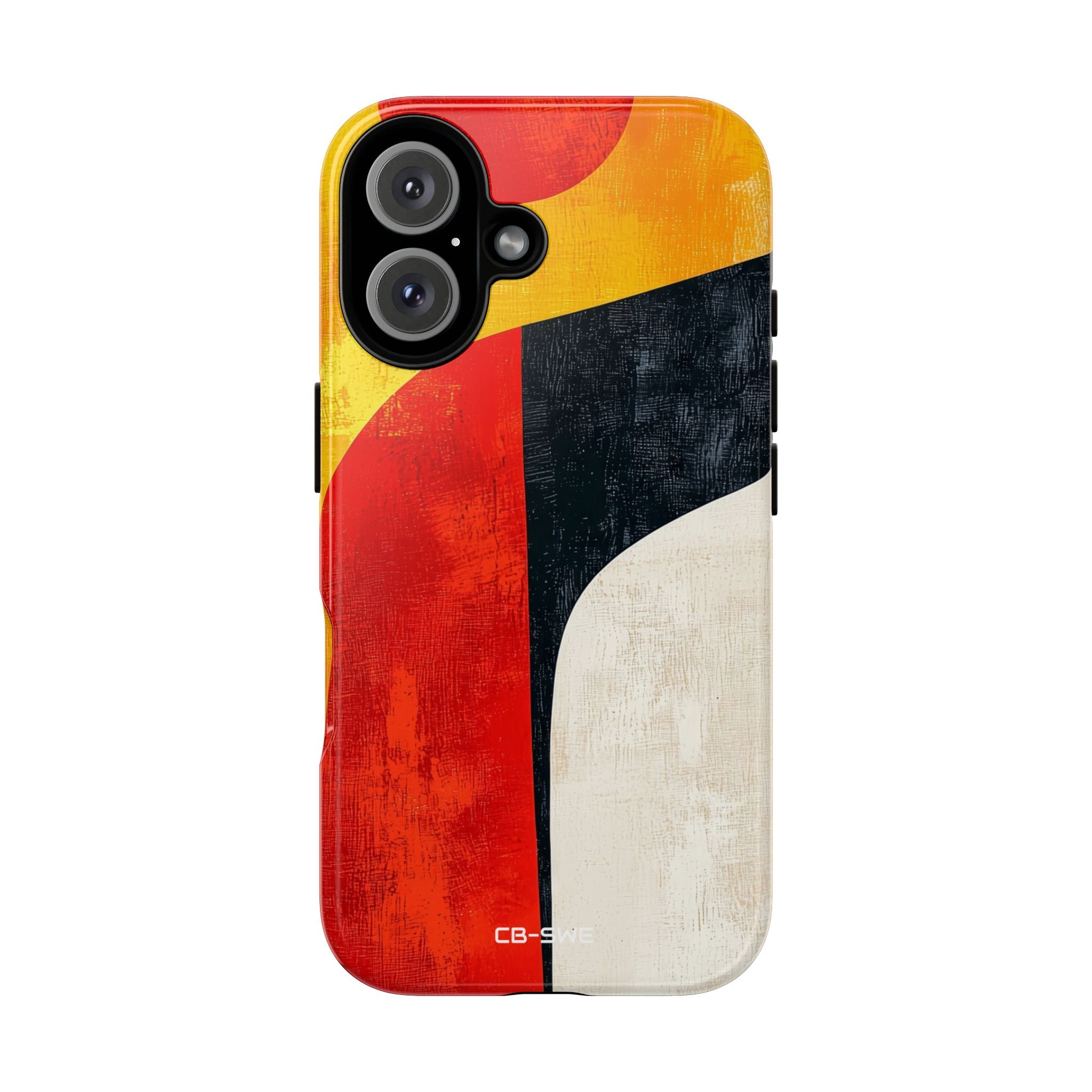 Vibrant Flowing Shapes - iPhone Case