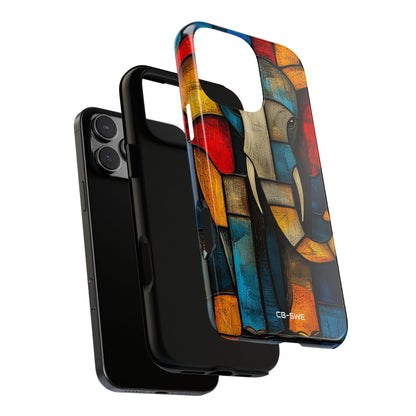 Elephant Shapes Dance - iPhone Case
