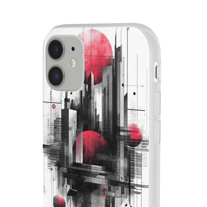 Cyber Gridscape | Flexible Phone Case for iPhone