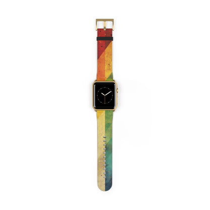 Crimson Stripes - Horlogeband