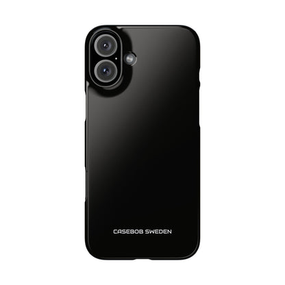 Black - Slim iPhone 16 Phone Case