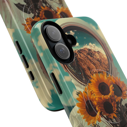 Sunflower Astronaut iPhone 16 Plus Case - Tough+