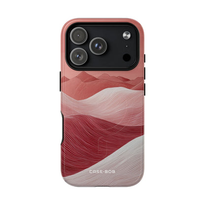 White Orb Dunes iPhone 17 Pro Case - Tough+