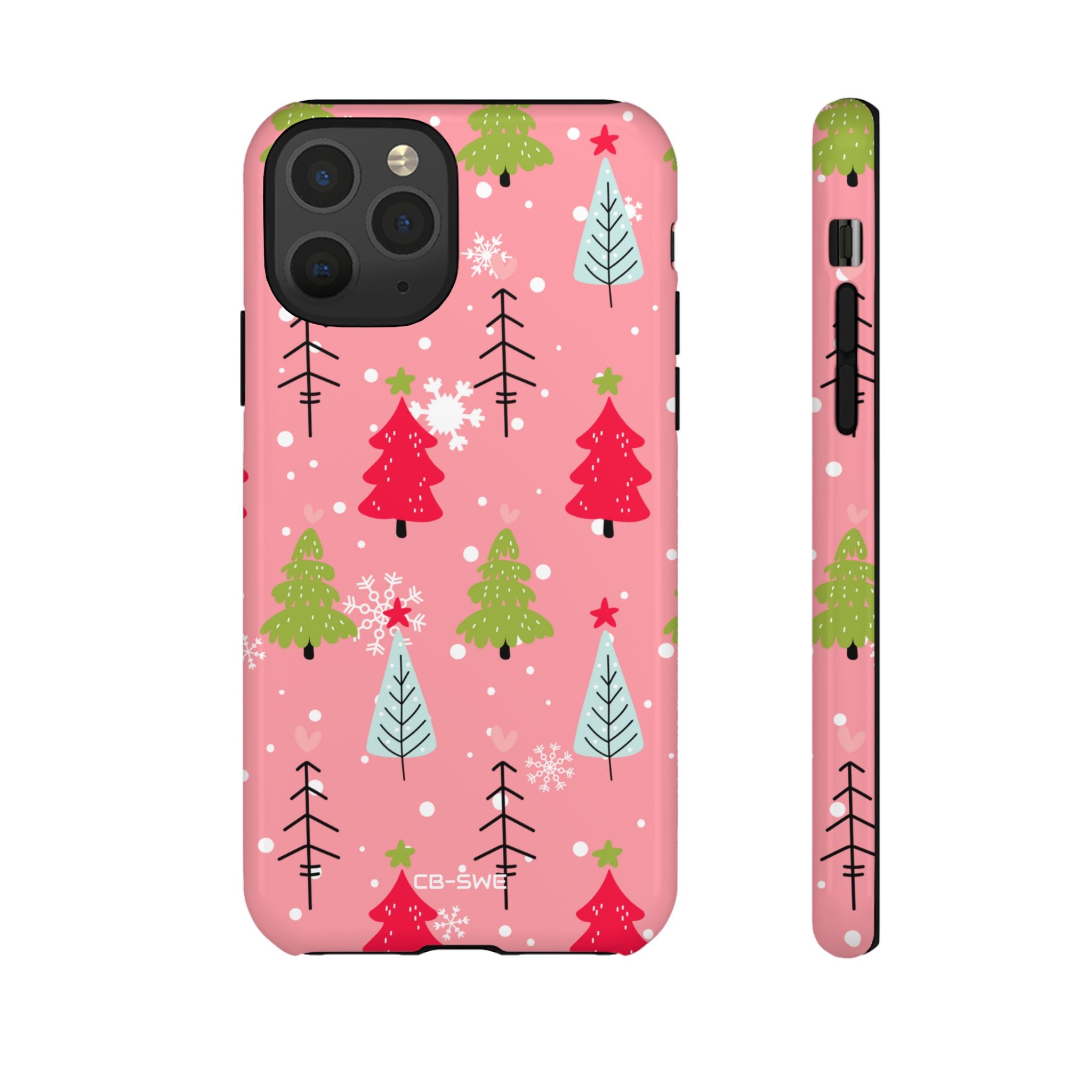 Festive Trees Dance - iPhone Case