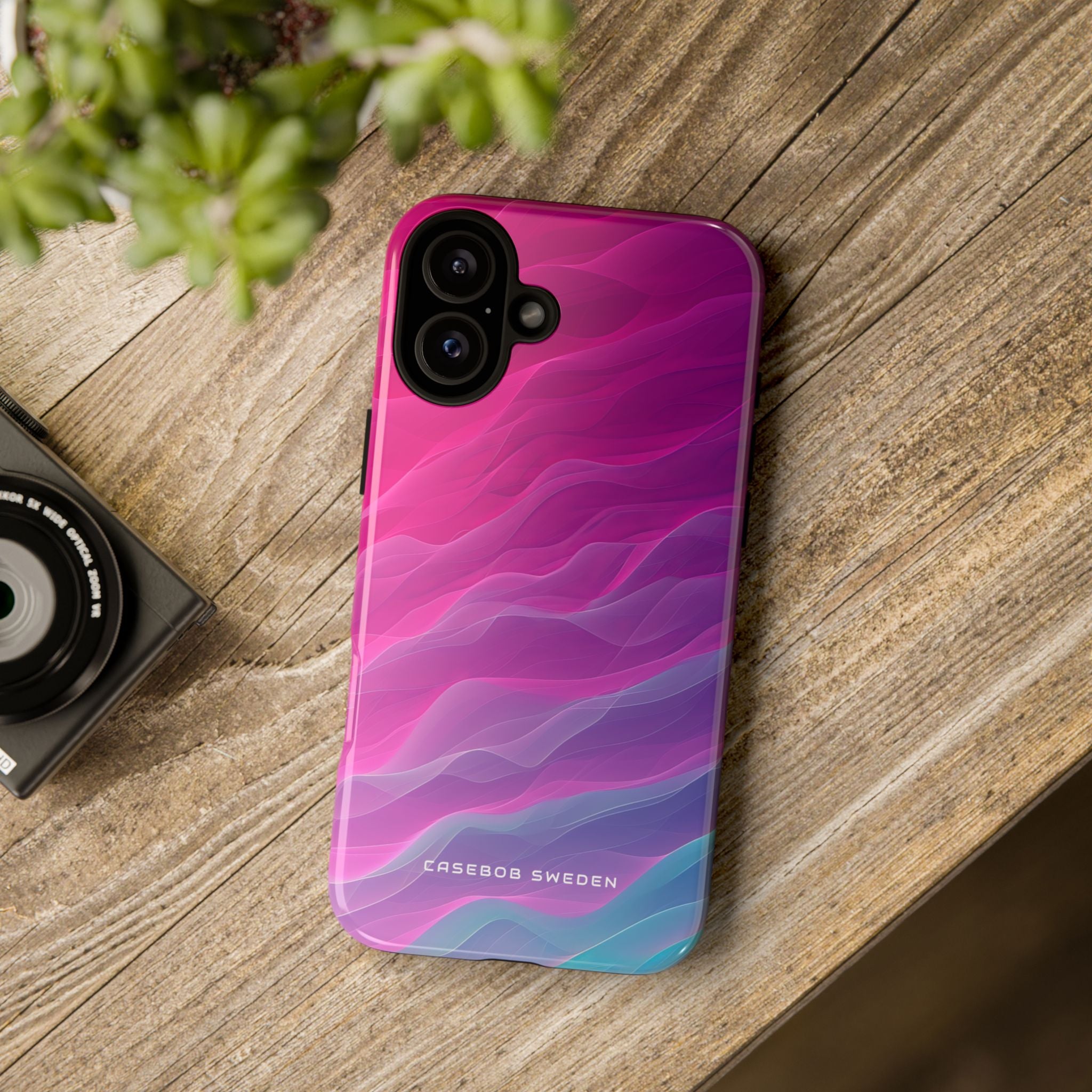 Gradient Oceanflow Waves iPhone 16 - Tough Phone Case