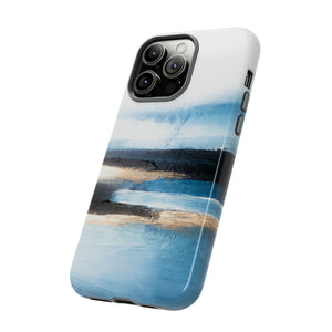 Oil Painting - Abstract Blue - Protective Phone Case