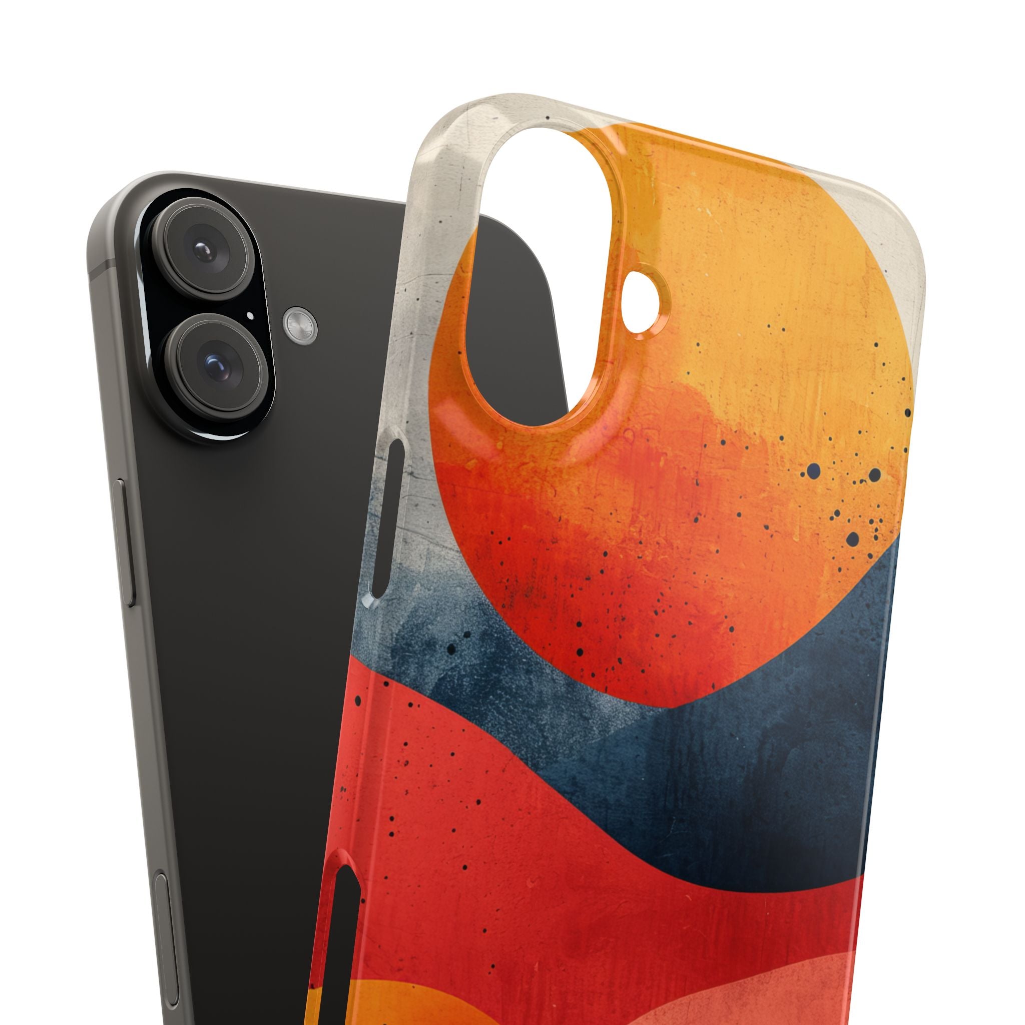 Sunburst Waves - Slim iPhone 16 Phone Case