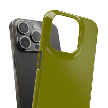 Olive iPhone 15 - Slim Phone Case