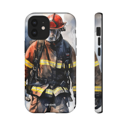 Firefighter In Motion - iPhone Case