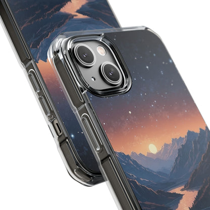 Mountains Embrace Light iPhone Case - Impact