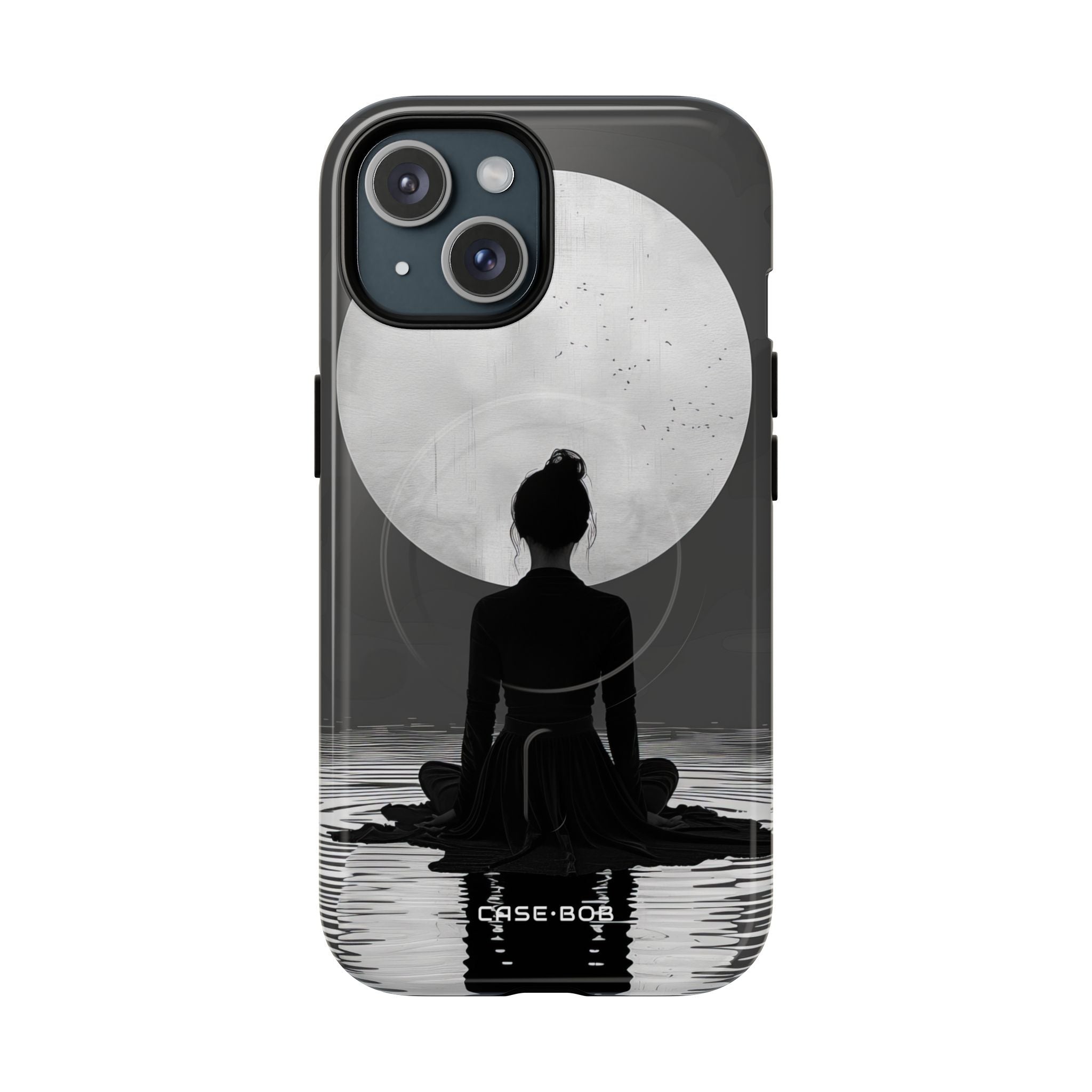 Silhouette Moonlight iPhone 15 Case - Tough+