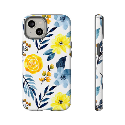 Golden Bloom iPhone 14 Case - Tough