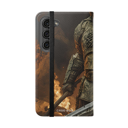 Horned Warrior Flame - Samsung S23 Case - Wallet