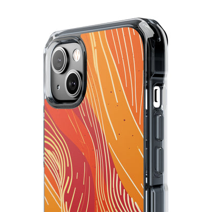 Gradient Flowwave Essence iPhone 14 - Clear Impact Phone Case