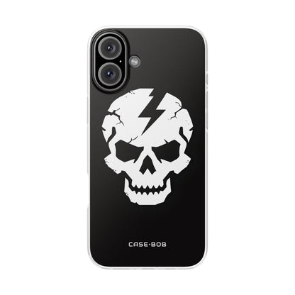 Lightning Skull iPhone 16 Plus Case - Soft