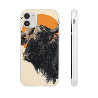 Majestic Buffalo Sun | Flexible Phone Case for iPhone