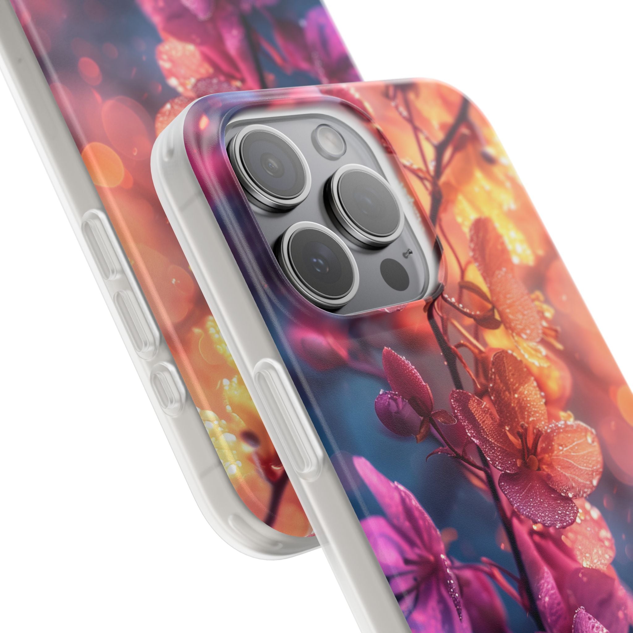 Surreal Flower Harmony iPhone 15 - Flexi Phone Case