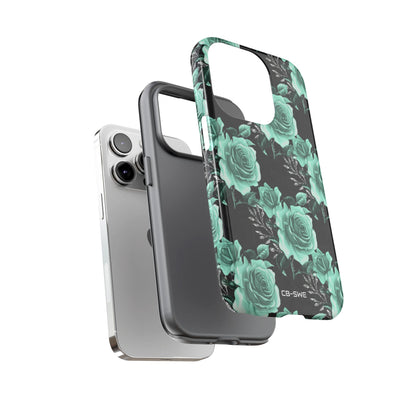 Turquoise Rose Symphony - iPhone Case