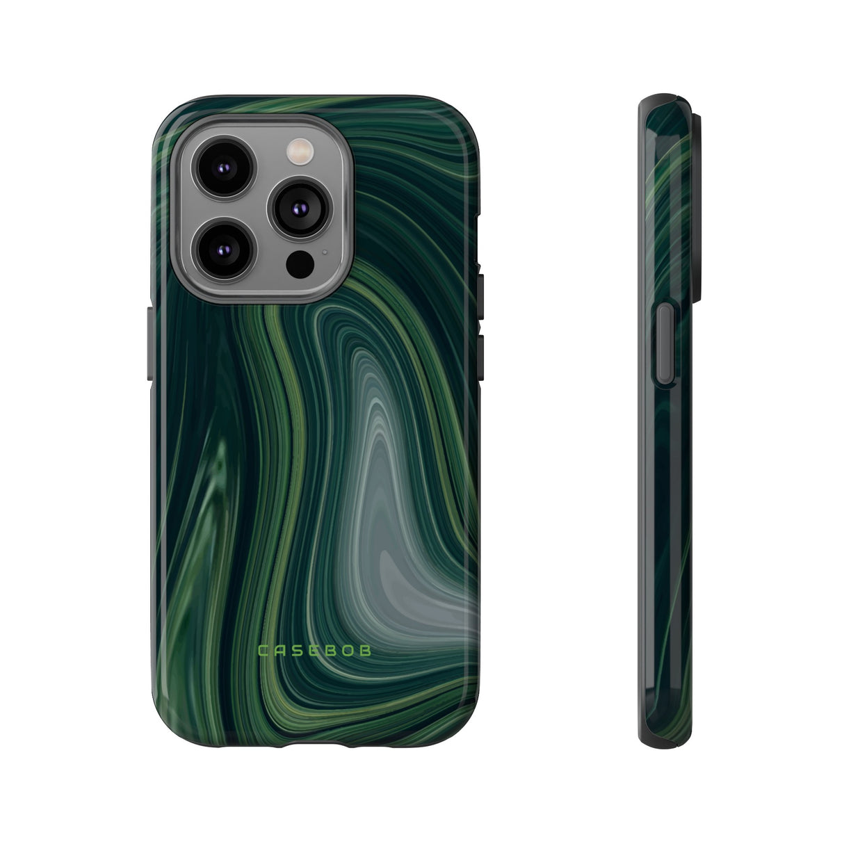 Green Marble - Protective Phone Case