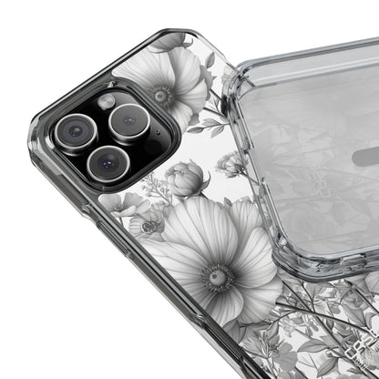 Vintage Floral Etching iPhone 16 - Impact Clear+