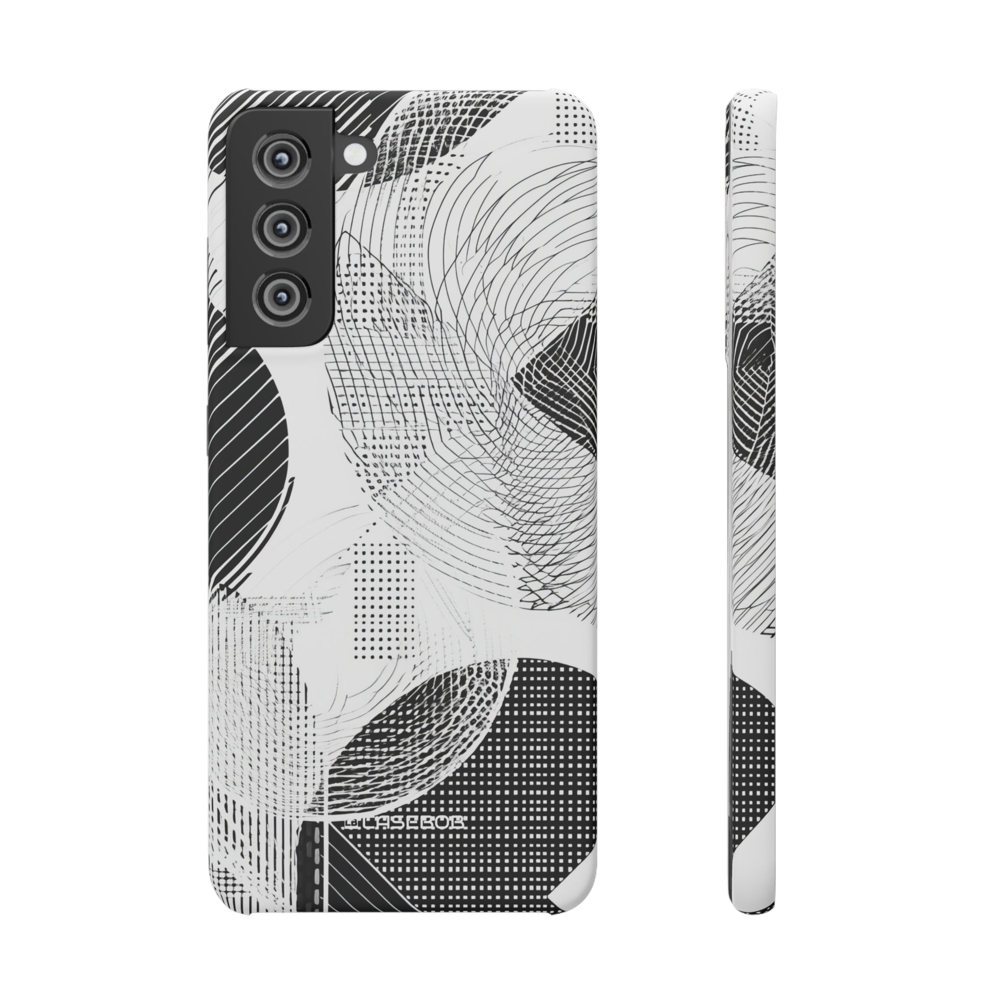 Monochrome Dynamics | Slim Phone Case for Samsung