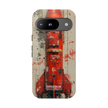 Crimson Rocket Burst Google Pixel 9 - Tough