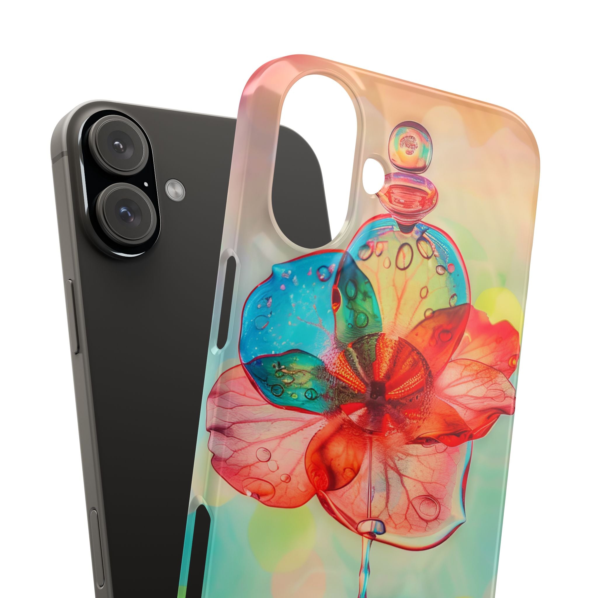 Ethereal Glass Flower iPhone 16 - Slim Phone Case