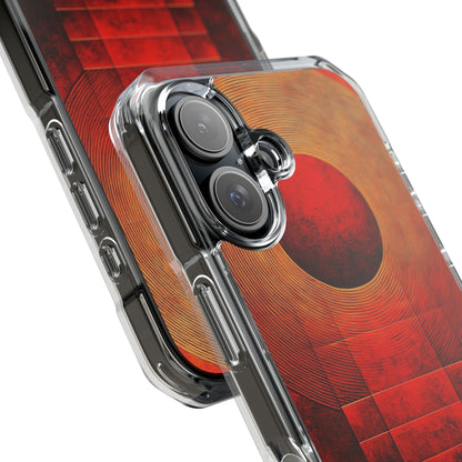 Crimson Orbit iPhone 16 Case - Impact