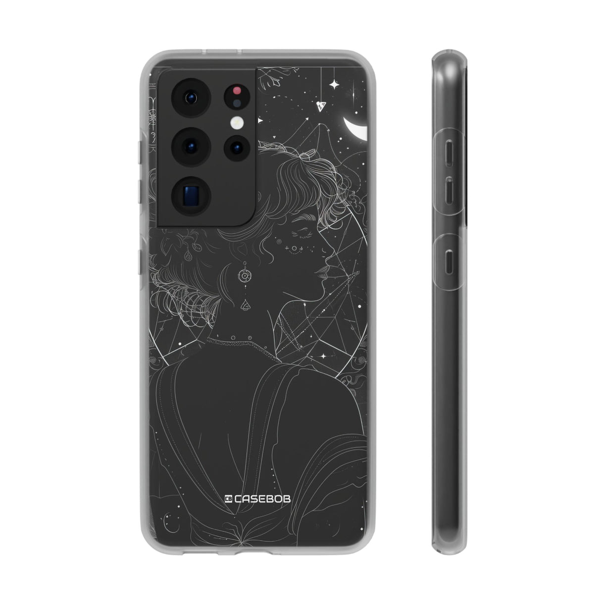 Mystic Starlit Serenity | Flexible Phone Case for Samsung Galaxy