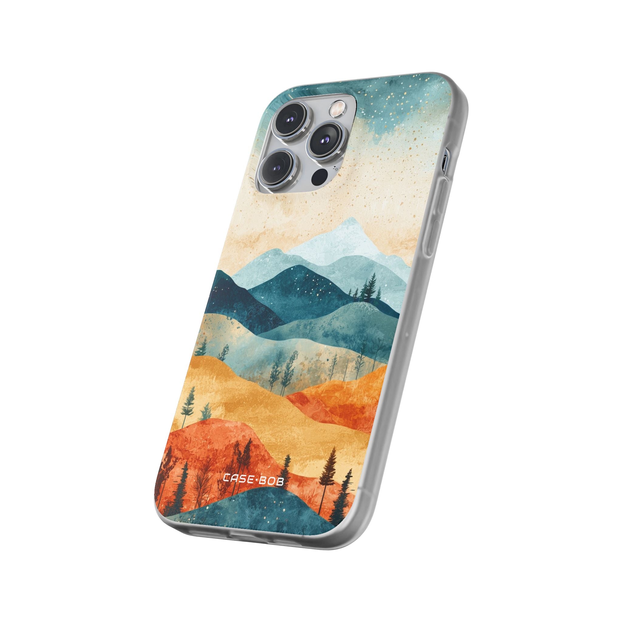 Moonlit Mountains iPhone 14 Pro Max Case - Soft